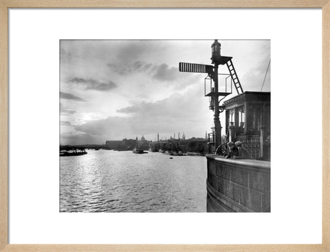 Sunset over the Upper Pool from Tower Bridge 20th century