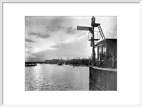 Sunset over the Upper Pool from Tower Bridge 20th century