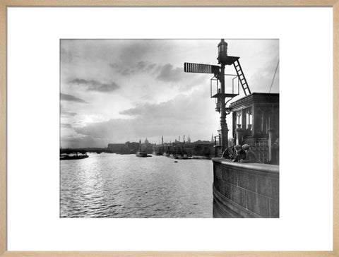 Sunset over the Upper Pool from Tower Bridge 20th century