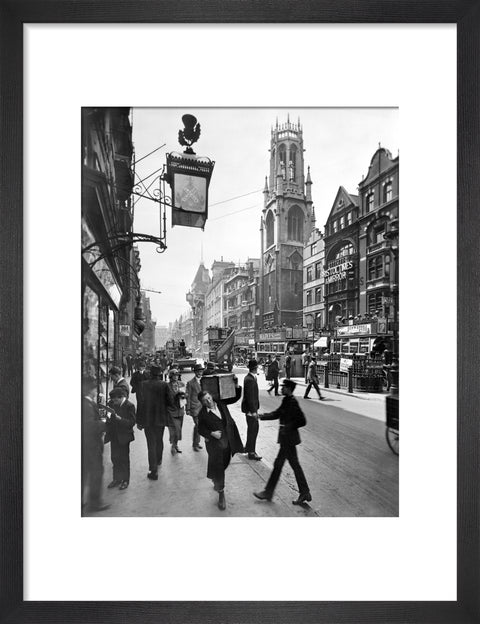 Street scene Fleet Street 20th century