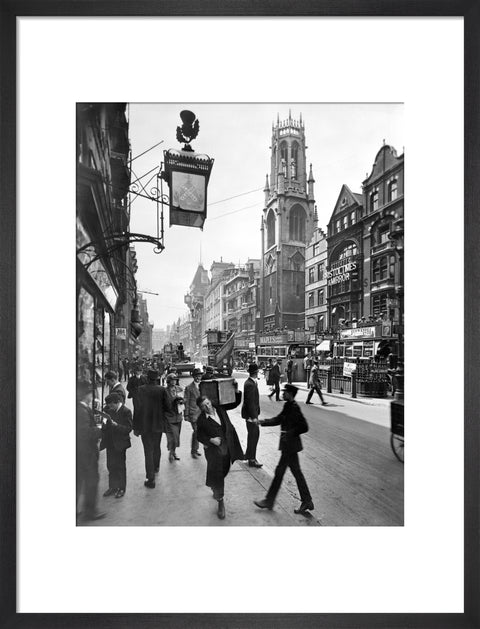 Street scene Fleet Street 20th century