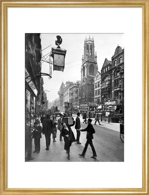Street scene Fleet Street 20th century