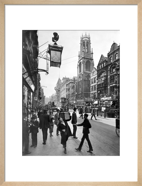 Street scene Fleet Street 20th century