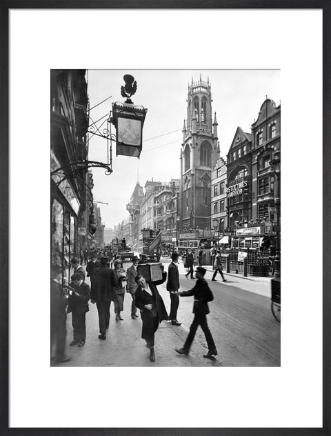 Street scene Fleet Street 20th century
