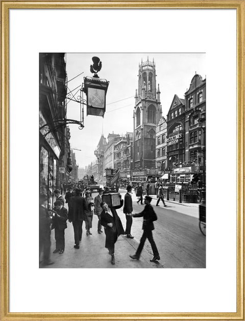 Street scene Fleet Street 20th century