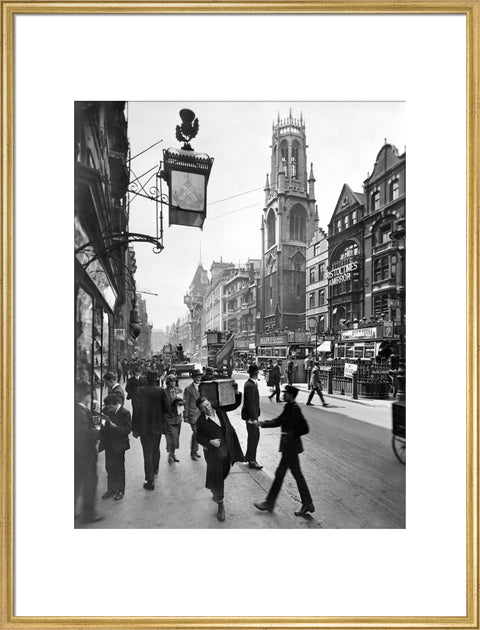 Street scene Fleet Street 20th century