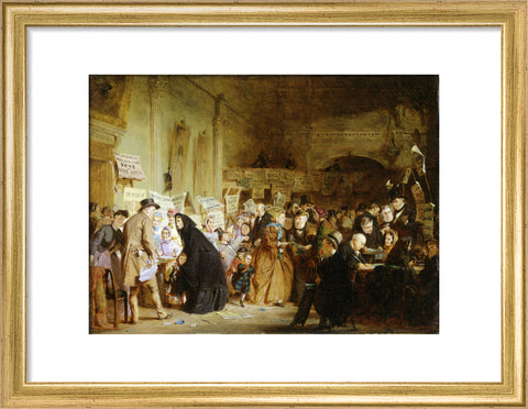 An Infant Orphan Election at the London Tavern 'Polling' 1865