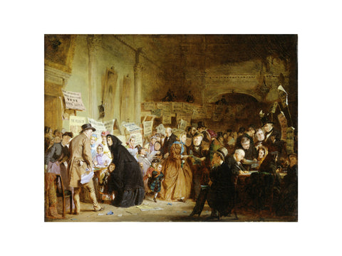 An Infant Orphan Election at the London Tavern 'Polling' 1865