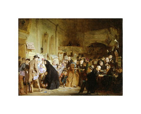 An Infant Orphan Election at the London Tavern 'Polling' 1865
