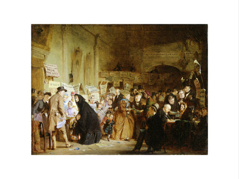 An Infant Orphan Election at the London Tavern 'Polling' 1865