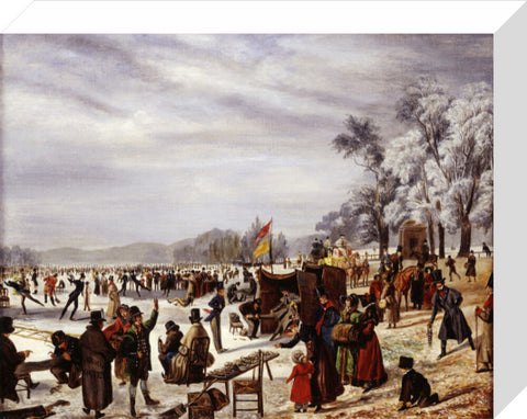 Skating on the Serpentine 1838