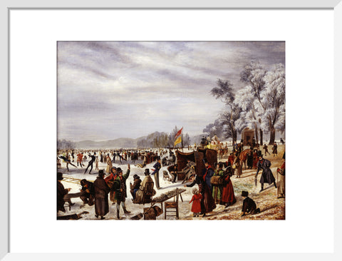 Skating on the Serpentine 1838