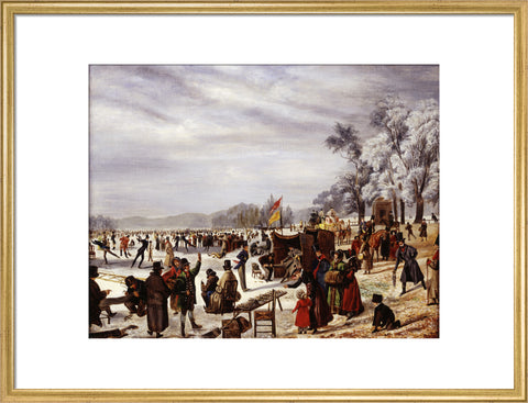 Skating on the Serpentine 1838