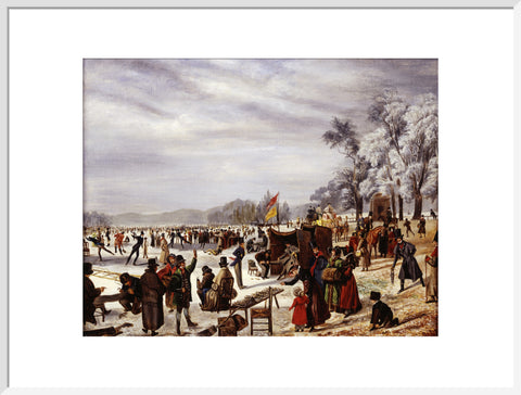 Skating on the Serpentine 1838
