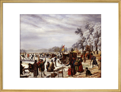 Skating on the Serpentine 1838