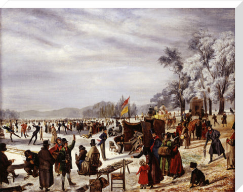 Skating on the Serpentine 1838