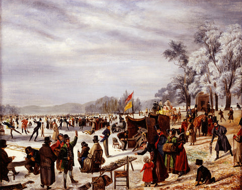 Skating on the Serpentine 1838