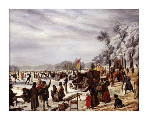Skating on the Serpentine 1838