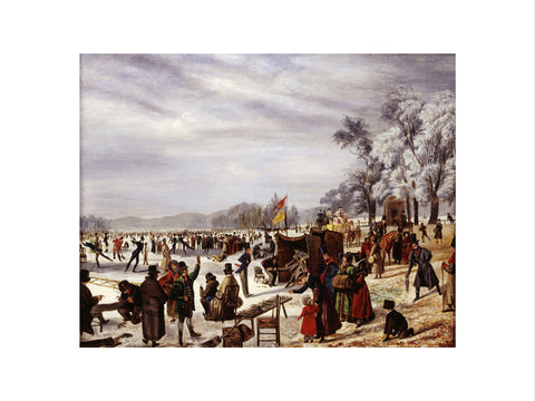 Skating on the Serpentine 1838