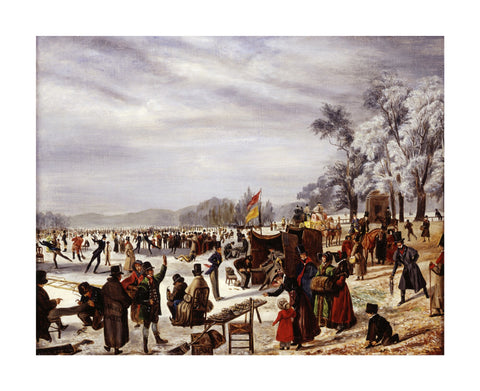 Skating on the Serpentine 1838