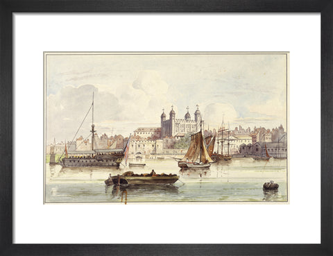 The Tower of London seen from the river late 19th- early 20th century