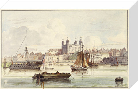 The Tower of London seen from the river late 19th- early 20th century