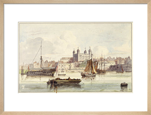 The Tower of London seen from the river late 19th- early 20th century