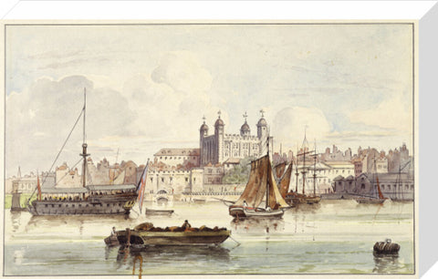 The Tower of London seen from the river late 19th- early 20th century