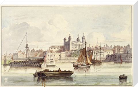 The Tower of London seen from the river late 19th- early 20th century