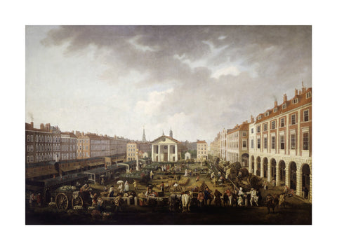 Covent Garden Piazza and Market 18th century