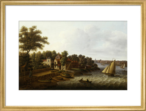 The Thames at Millbank 18th century