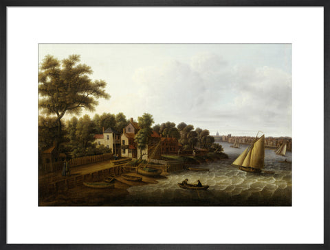 The Thames at Millbank 18th century