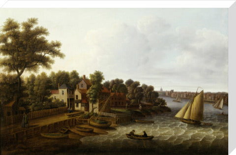 The Thames at Millbank 18th century
