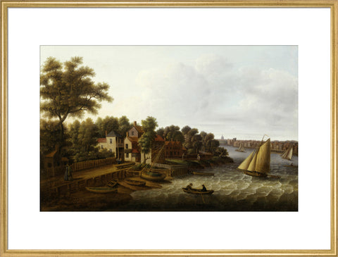 The Thames at Millbank 18th century