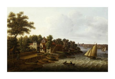 The Thames at Millbank 18th century