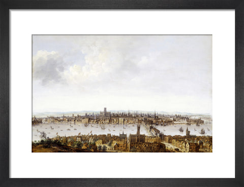 London from Southwark 17th century