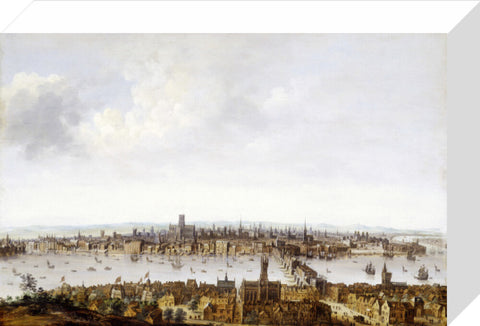 London from Southwark 17th century