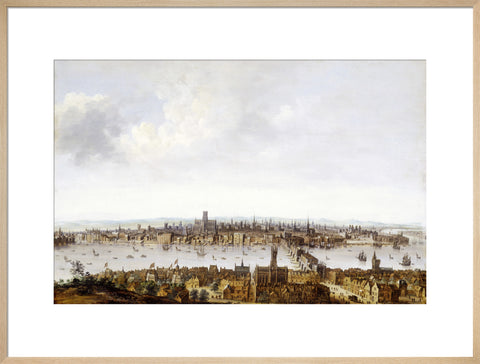 London from Southwark 17th century