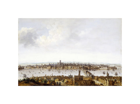 London from Southwark 17th century