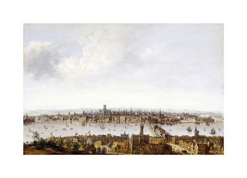 London from Southwark 17th century