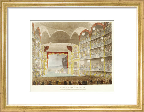 Drury Lane theatre 1808