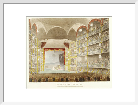 Drury Lane theatre 1808