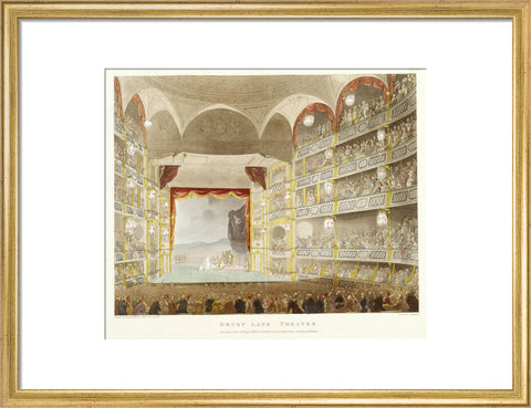 Drury Lane theatre 1808