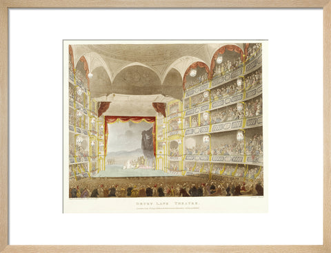 Drury Lane theatre 1808