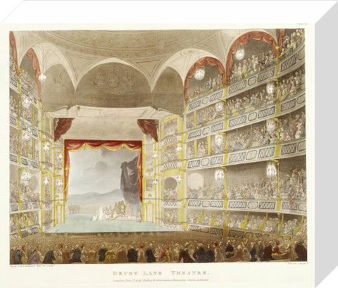 Drury Lane theatre 1808