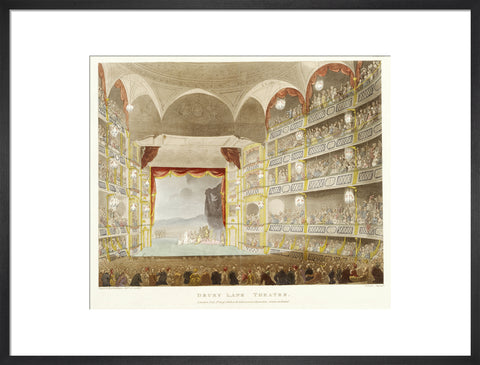 Drury Lane theatre 1808