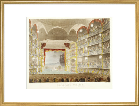 Drury Lane theatre 1808