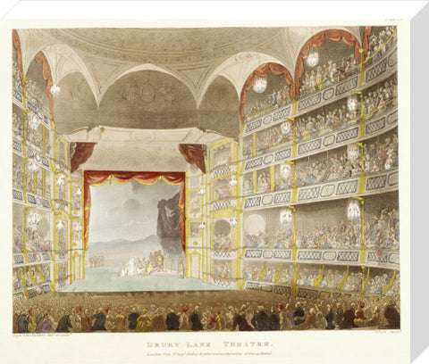 Drury Lane theatre 1808