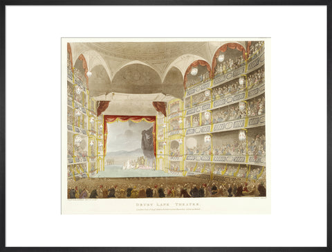 Drury Lane theatre 1808