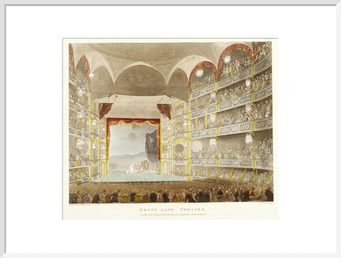 Drury Lane theatre 1808